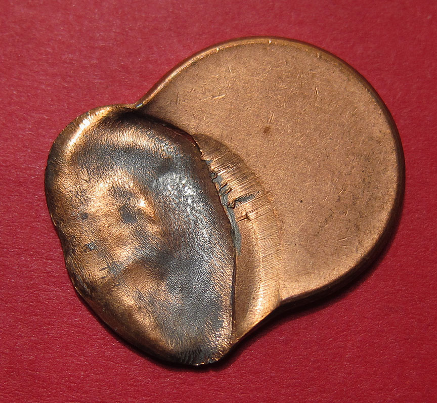 No-Date-Lincoln-Memorial-Cent-Zinc-Mint-Error---O/C-Plus-Large-Indent?
