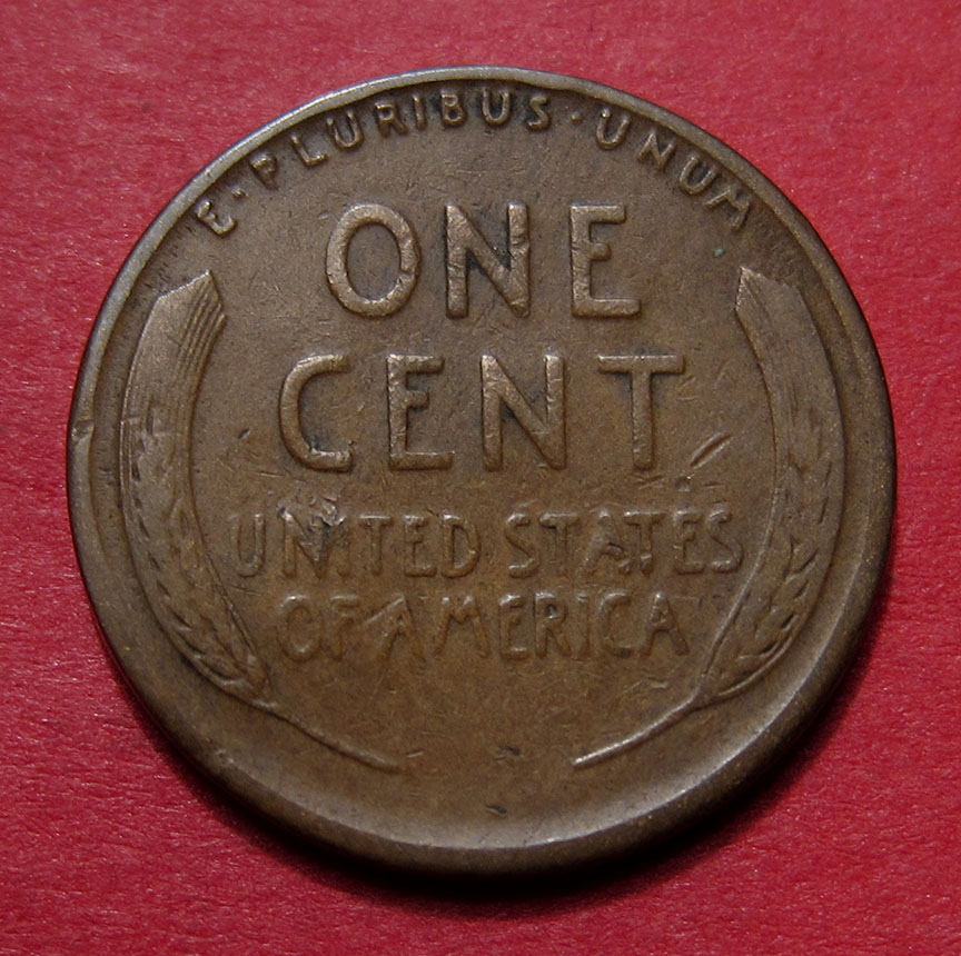 1924-S-Lincoln-Wheat-Cent-Mint-Error---Die-Subsidence-
