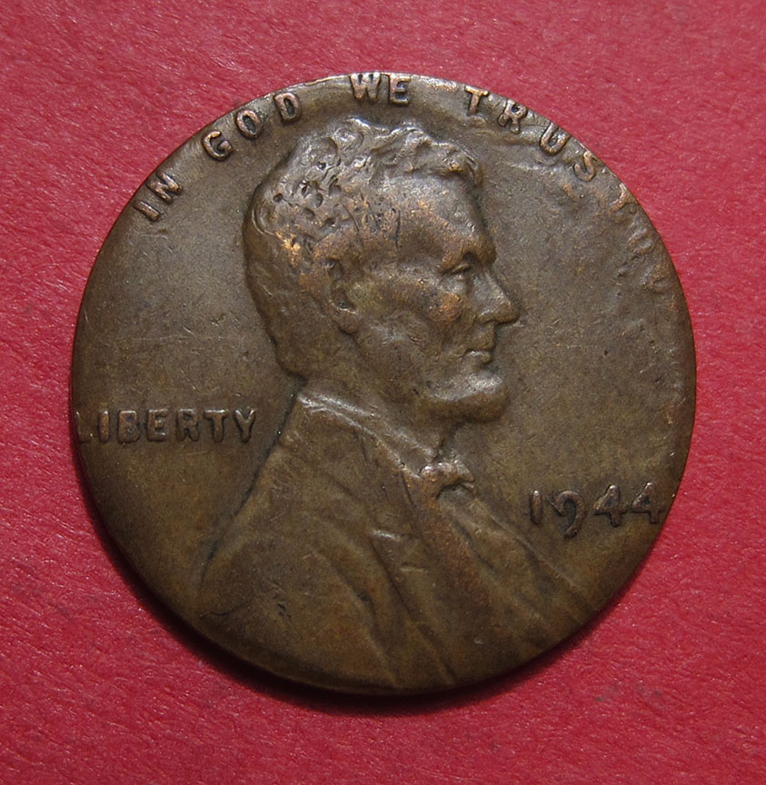 1944-Lincoln-Wheat-Cent---Oddity:--Too-Small,-Major-Doubling,-Whatzit?