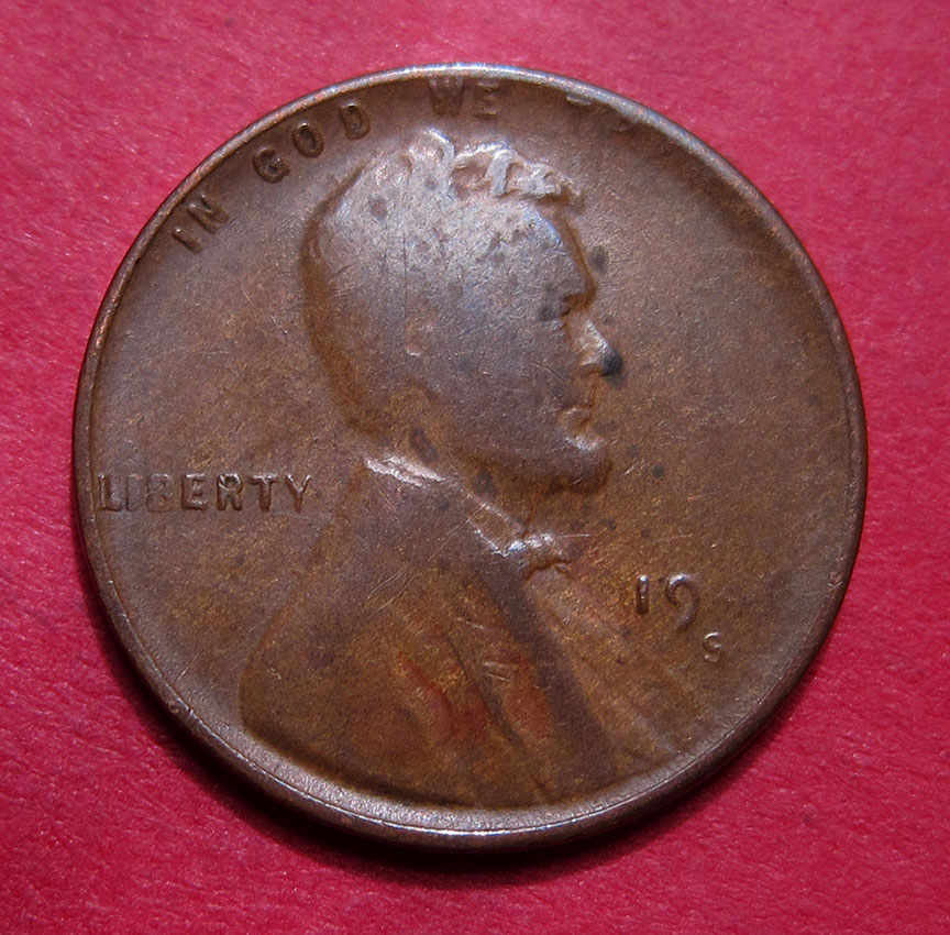 1946-S-Lincoln-Wheat-Cent-Mint-Error---Struck-Through-Grease
