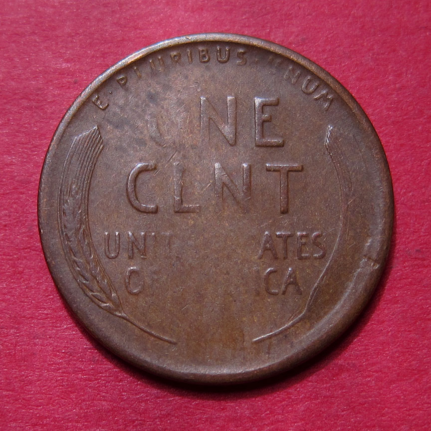 1946-S-Lincoln-Wheat-Cent-Mint-Error---Struck-Through-Grease