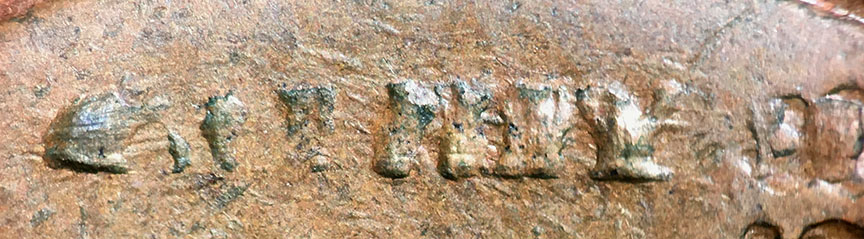 1958-D-Lincoln-Wheat-Cent---Lamination-Error-Looks-Like-Struck-Through-Word