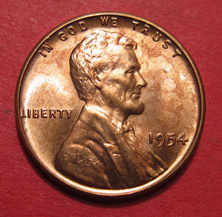 1954-Lincoln-Wheat-Cent-Doubled-Die---Unlisted
