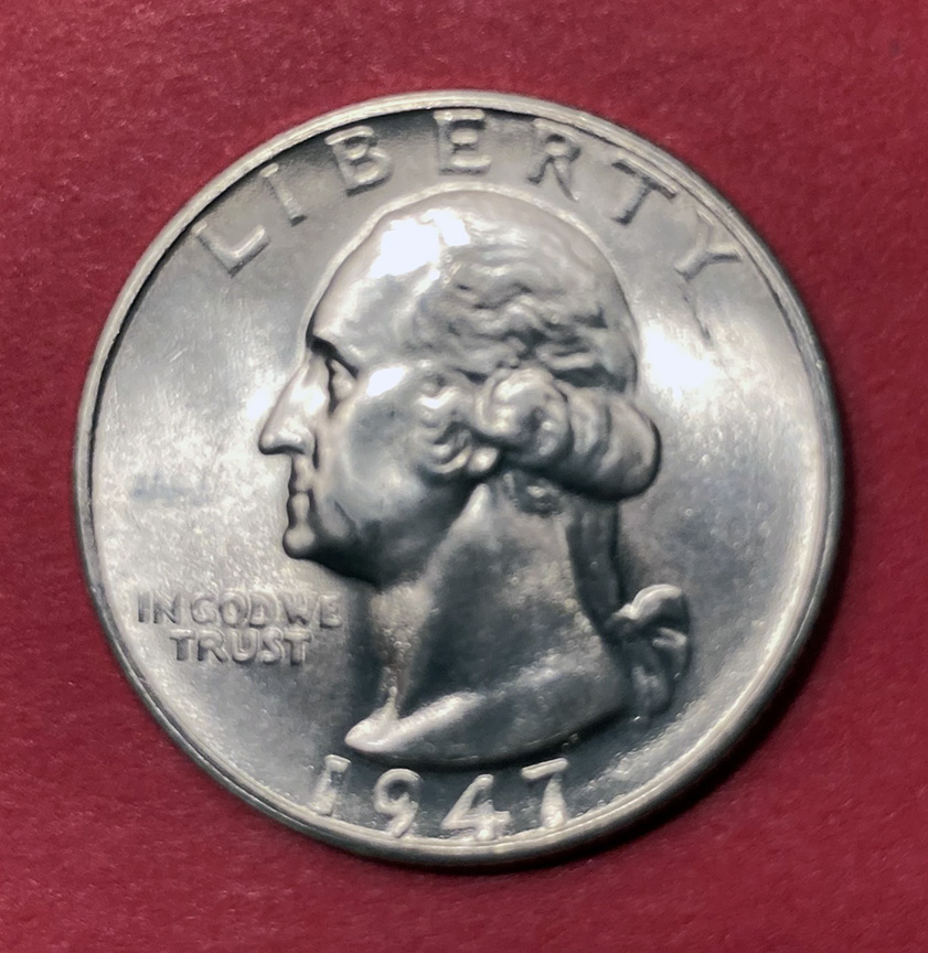 1947-S/S-Washington-Quarter-RPM-001,-DDO-001,-FS-501