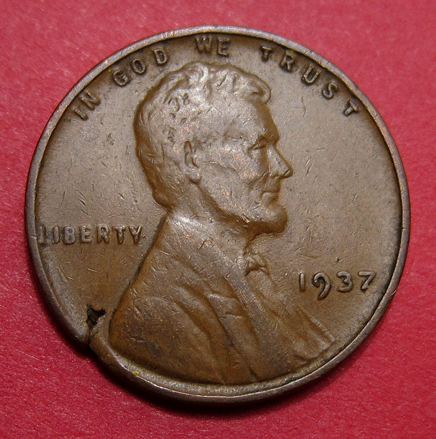 1937-Lincoln-Wheat-Cent-Mint-Error---Ragged-Clip