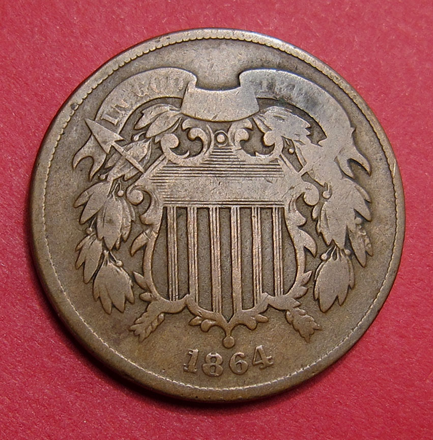 1864-2-Cent-Repunched-Date---FS-1303