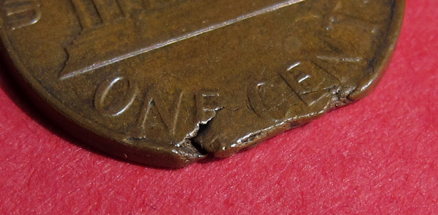 1962-Lincoln-Memorial-Cent-Mint-Error---Ragged-Clip