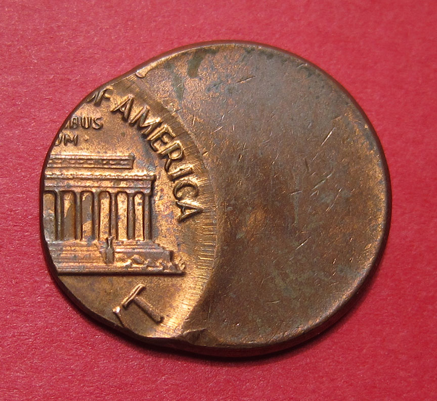 1970-D-Lincoln-Memorial-Cent-Mint-Error---60%-Off-Center