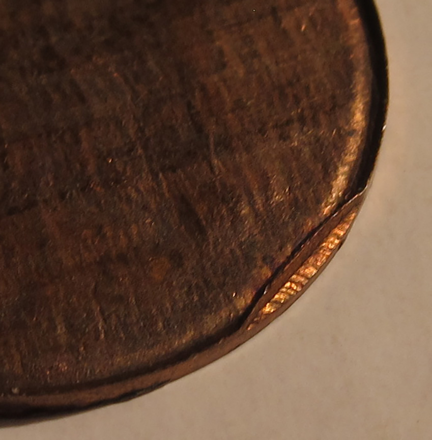 No-Date-Lincoln-Memorial-Cent-Mint-Error---Split-After-Strike-1.44g