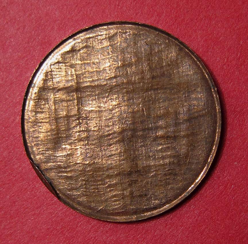 No-Date-Lincoln-Memorial-Cent-Mint-Error---Split-After-Strike-1.44g