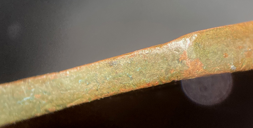 1920-Lincoln-Wheat-Cent-Mint-Error---Straight-Clip-2.84g