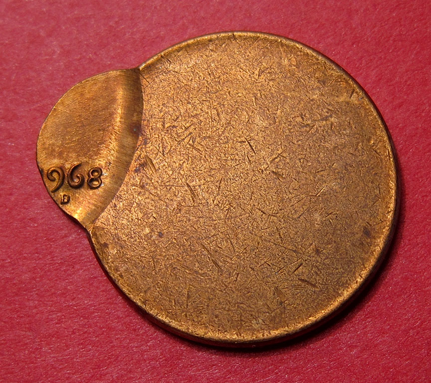 1968-D-Lincoln-Memorial-Cent-Mint-Error---87%-Off-Center