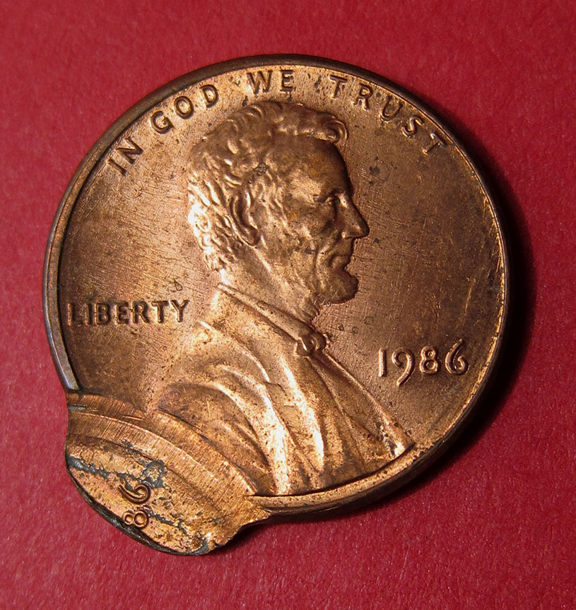 1986-Lincoln-Memorial-Cent-Mint-Error---Double-Struck