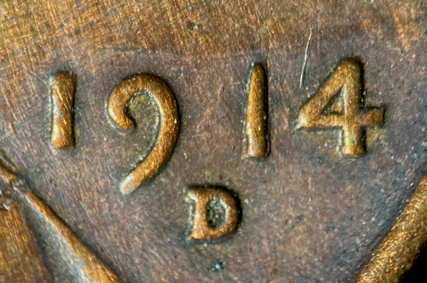 1914-D-Lincoln-Wheat-Cents---2-Altered-Date-1944-D-Counterfeits