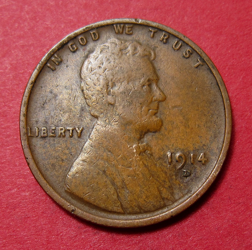 1914 D Lincoln Wheat Cent Counterfeit Fake Altered Date 1914 carved D Coin Community Forum
