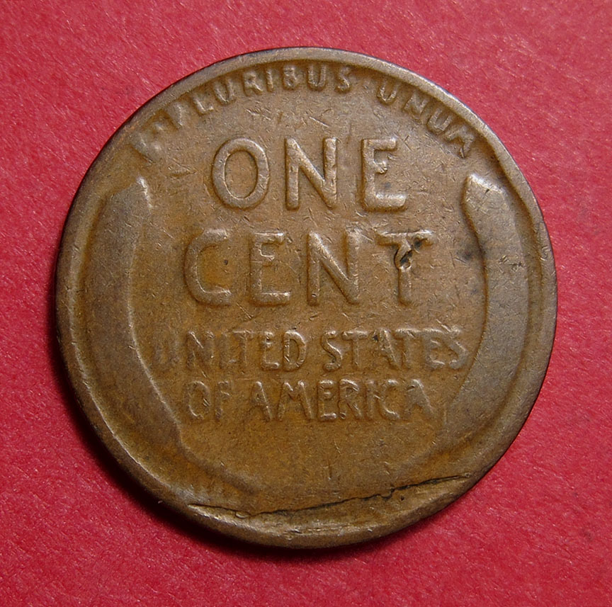 1914-Lincoln-Wheat-Cent-Mint-Error---Mild-Lamination-Both-Sides