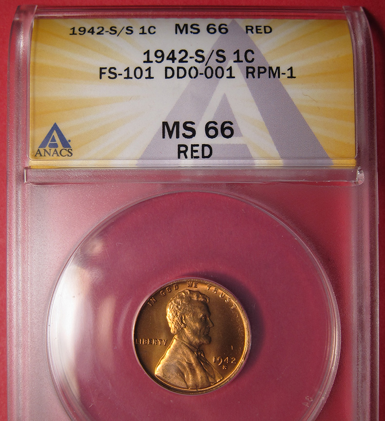 1942-S/S/S-Lincoln-Wheat-Cent-Doubled-Die---DDO-001,-RPM-001,-FS-101/301