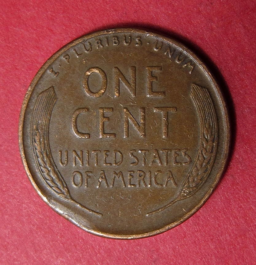 1946-Lincoln-Wheat-Cent-Mint-Error---Ragged-Clip