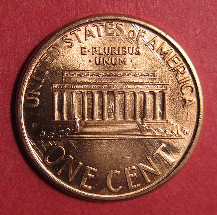 1996-Lincoln-Memorial-Cent-Mint-Error---Feeder-Finger-Gouges