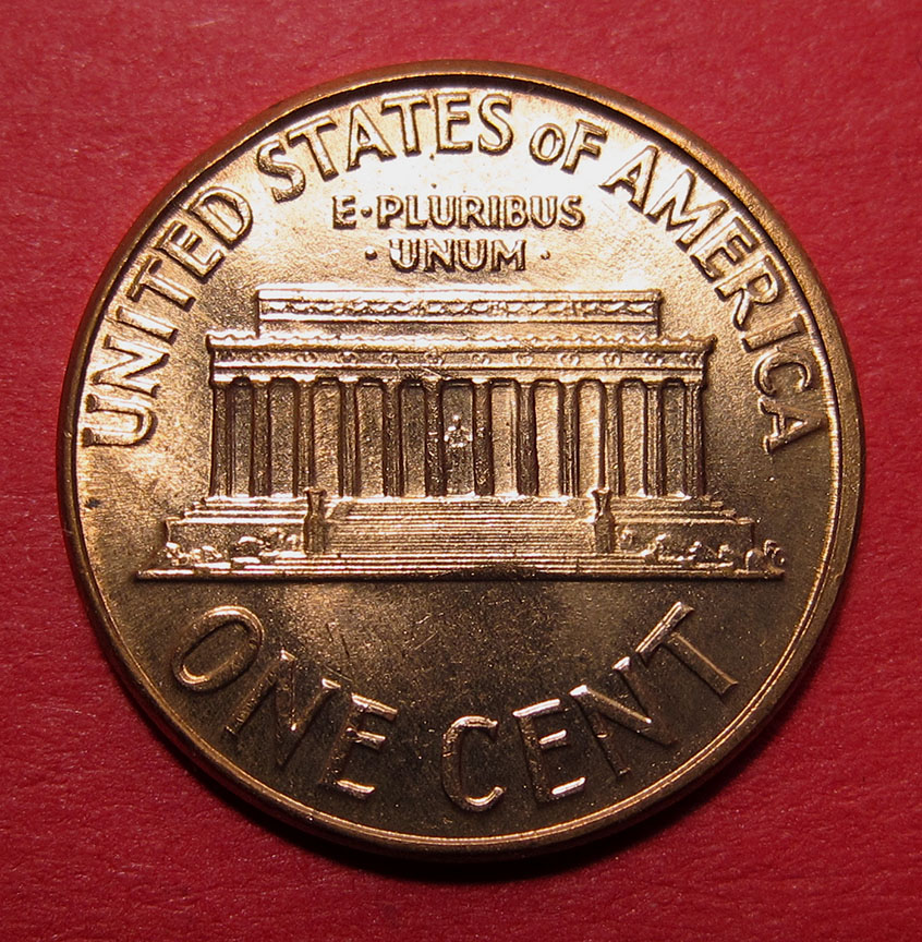 1960-D-Lincoln-Memorial-Cent-Small-Date-Mint-Error---Lamination