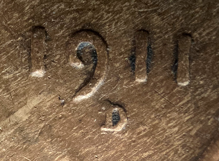 1911-D/D/D-Lincoln-Wheat-Cent-RPM-004,-FS-504