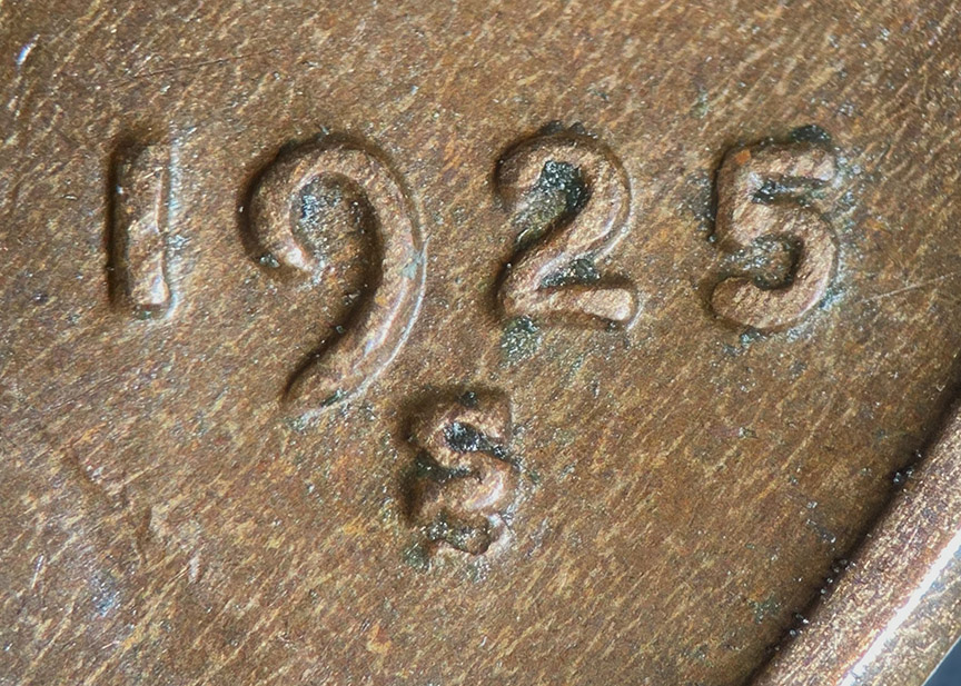 1925-S/S-Lincoln-Wheat-Cent---RPM-001,-FS-501