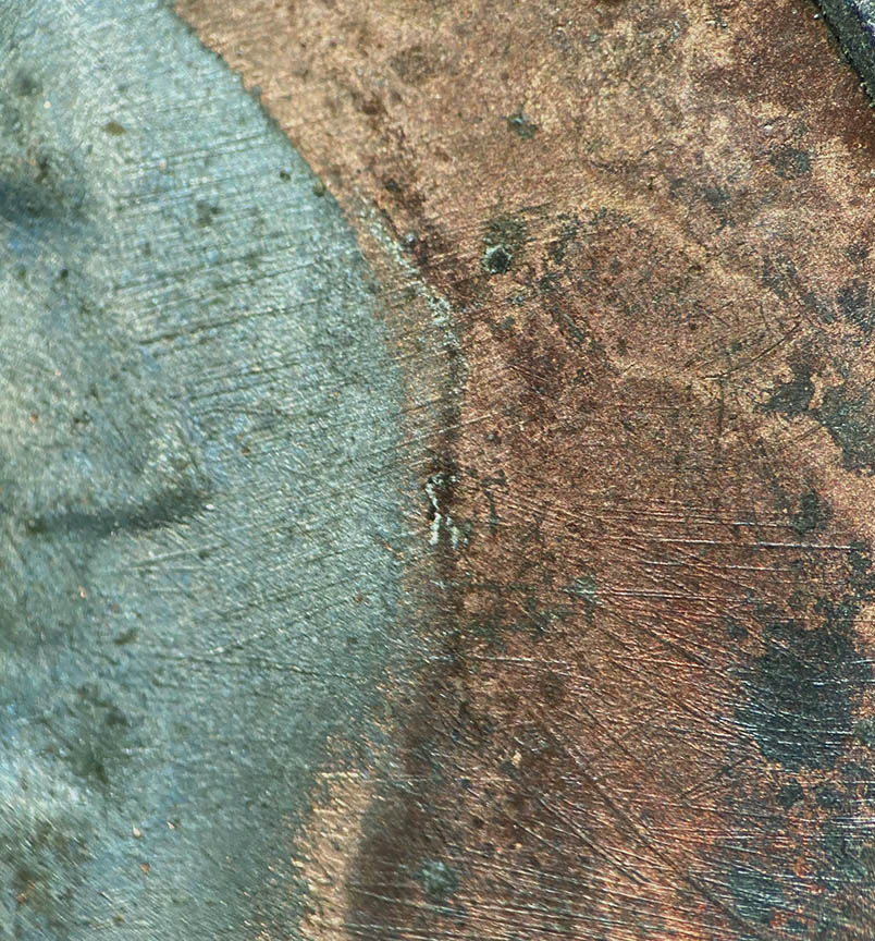 1982-Ld-Zn-Lincoln-Memorial-Cent-Mint-Error?---Plating-Failure