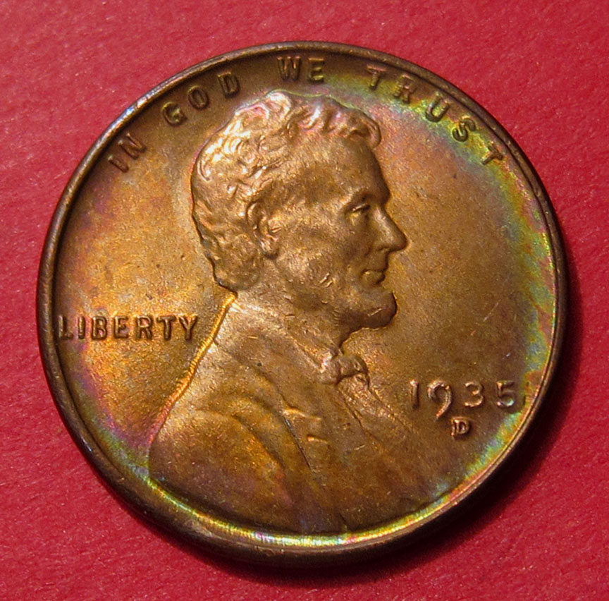 1935-D-Lincoln-Wheat-Cent-Mint-Error---Minor-Clipped-Planchet