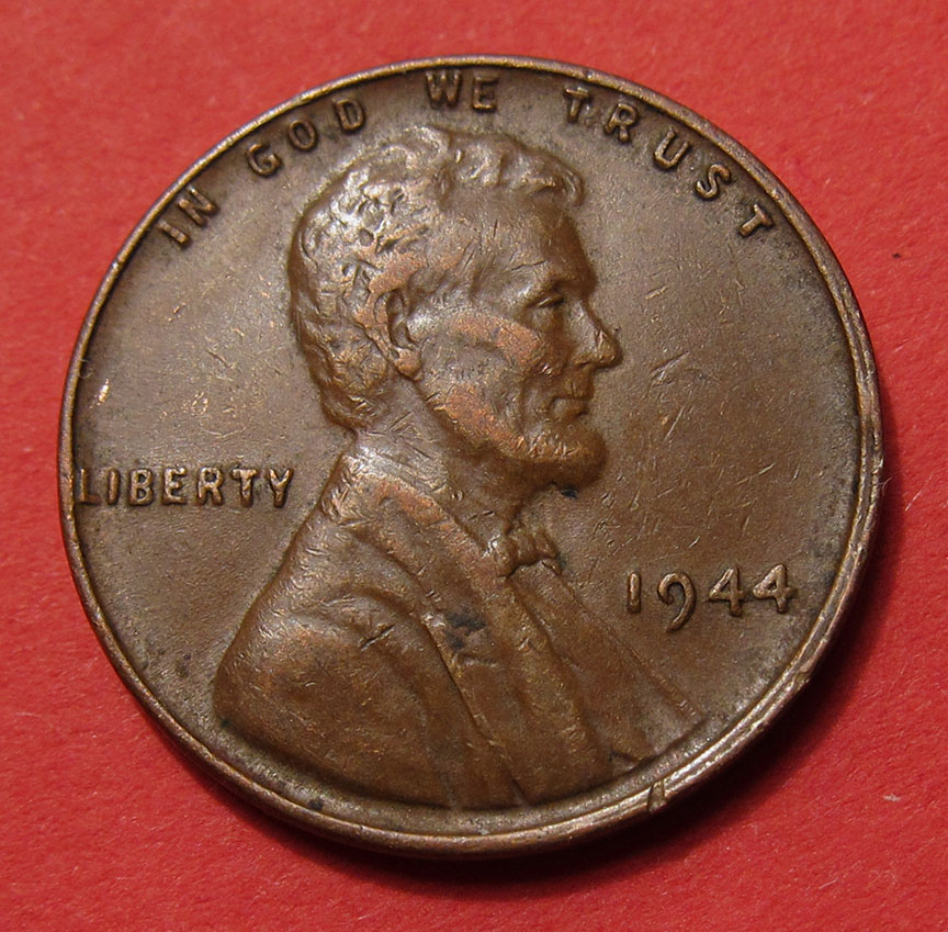 1944-Lincoln-Wheat-Cent-Mint-Error---Lamination-Rip