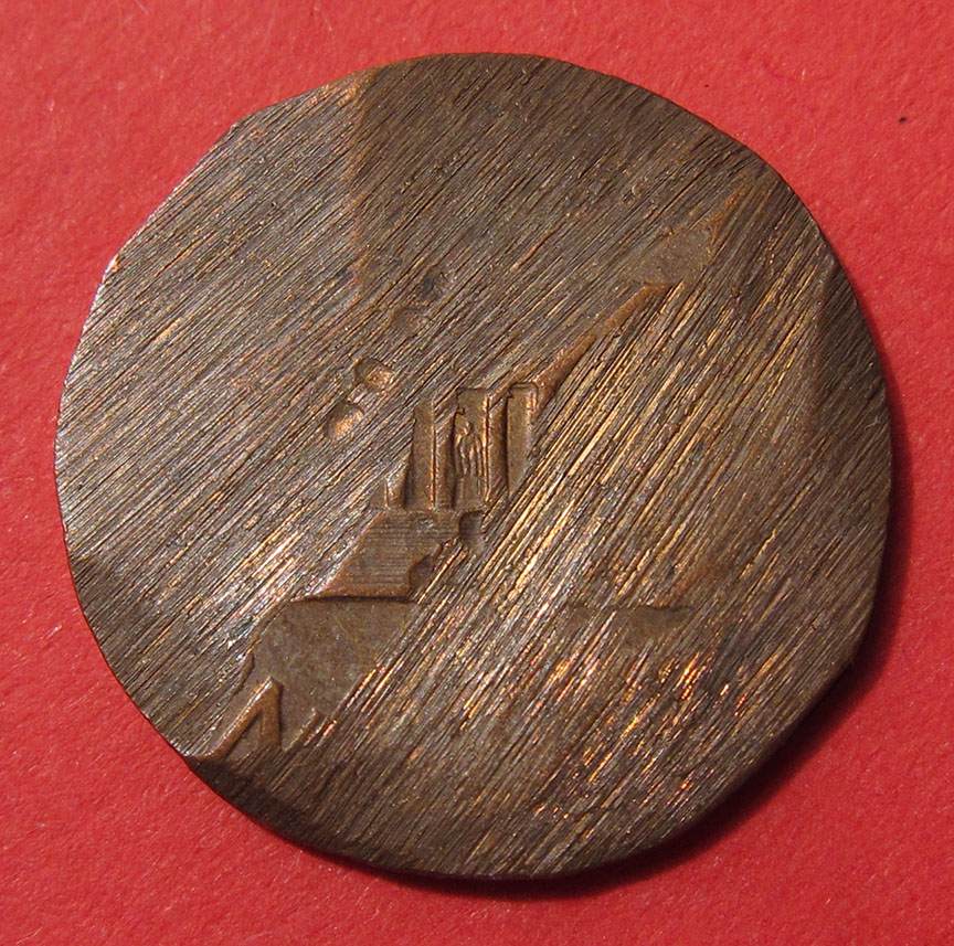 1968-Lincoln-Memorial-Cent-Damage---Fun-With-Belt-Sander