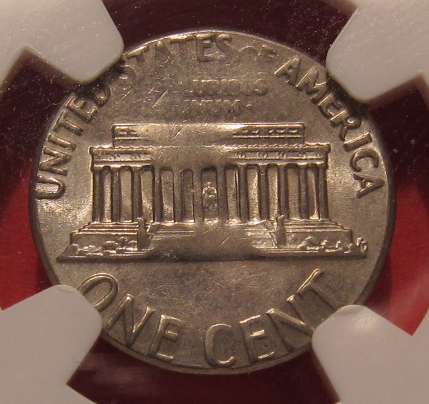 1971-D-Lincoln-Memorial-Cent-Mint-Error---Struck-On-Dime-Planchet