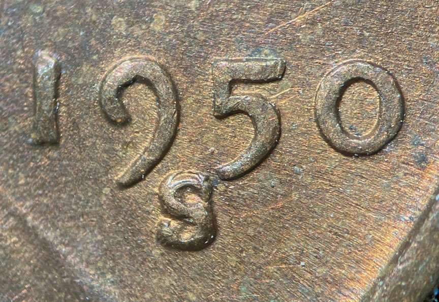 1950-S/S/S-Lincoln-Wheat-Cent---RPM-002-North,-North