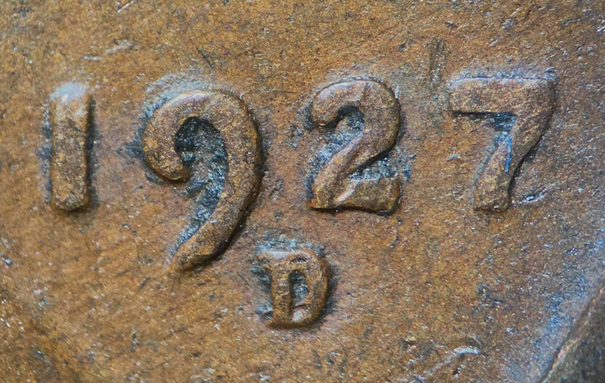 1927-D/D-Lincoln-Wheat-Cent-Doubled-Die---DDO-001,-RPM-001,-FS-501
