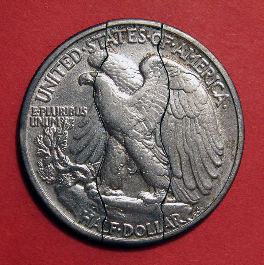 1943-Walking-Liberty-Half-Dollar-Novelty---Tri-Fold