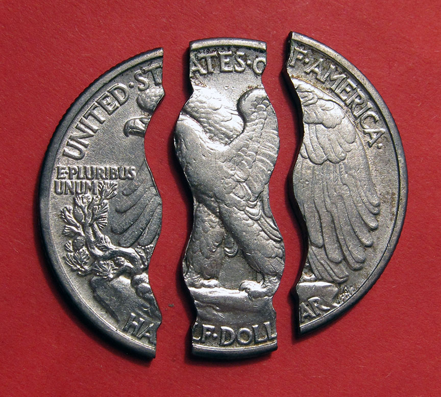 1943-Walking-Liberty-Half-Dollar-Novelty---Tri-Fold