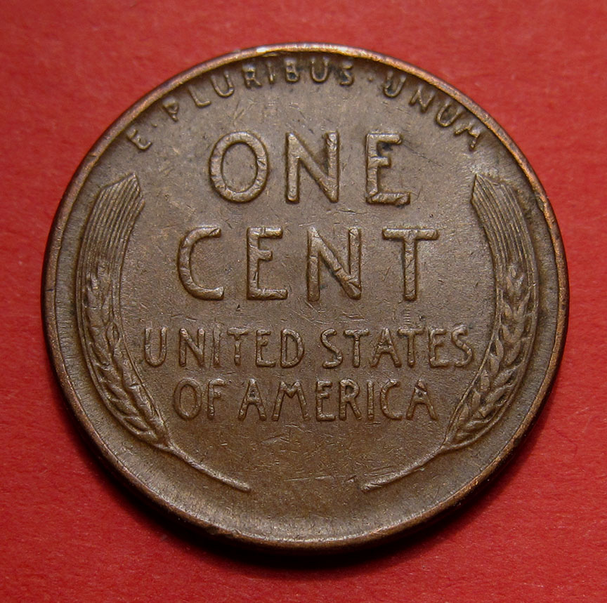 1946-D-Lincoln-Wheat-Cent-Mint-Error---Struck-Through