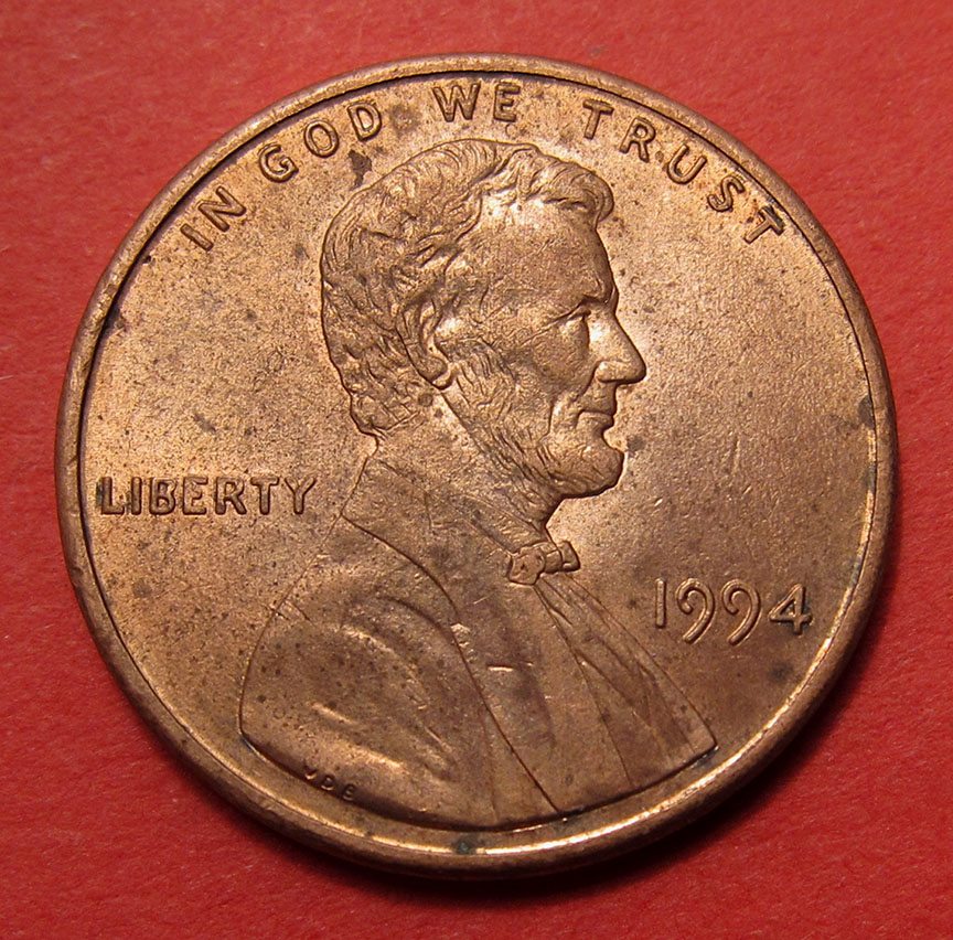 1994-Lincoln-Memorial-Cent-Mint-Error---Rotated-Dies-165-Degrees