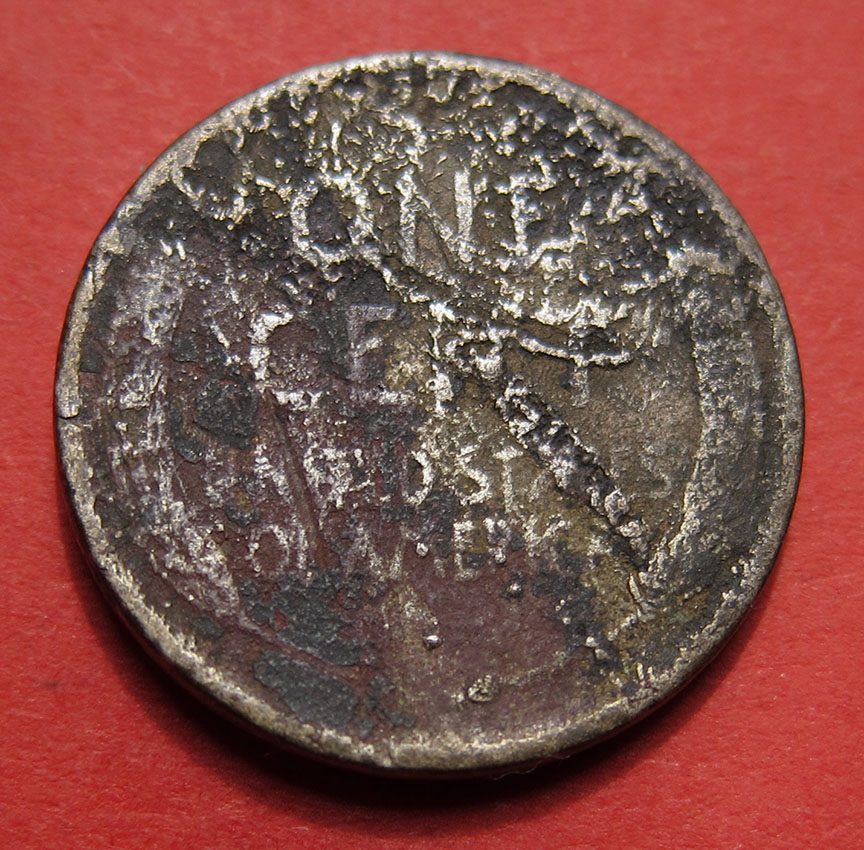 No-Date-Lincoln-Wheat-Cent-Damage---It's-Nuts,-And-Not-For-Faint-Of-Heart