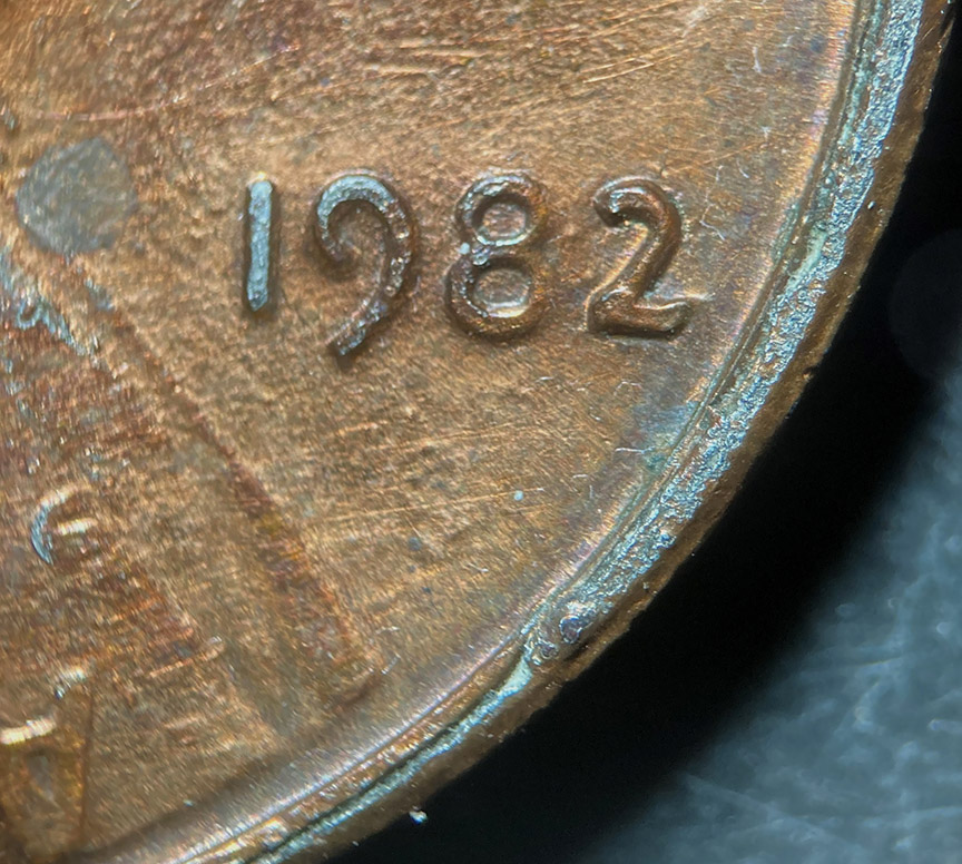 1982-Lincoln-Memorial-Cent-Mint-Error---Flip-Over-Double-Strike-Or-Fake?