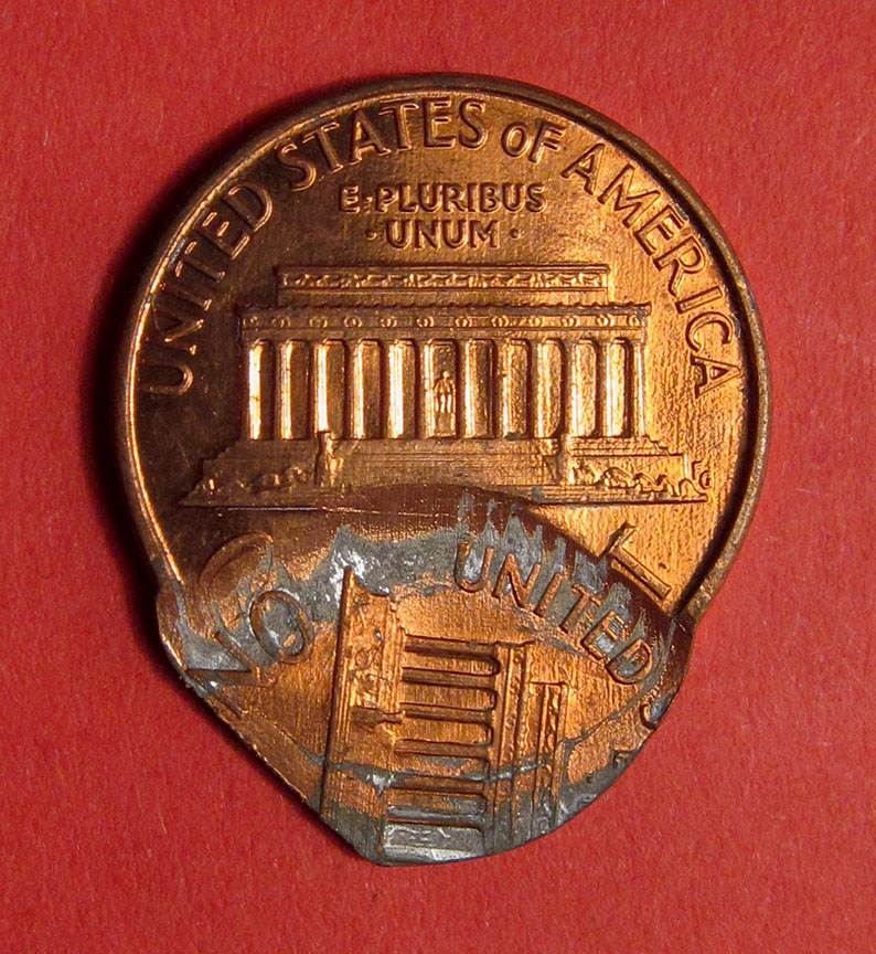 1988-Lincoln-Memorial-Cent-Mint-Error---Double-Struck-Chain-Strike