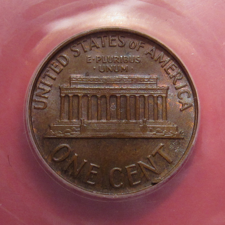 No-Date-Lincoln-Memorial-Cent-Mint-Error---Split-Planchet-1.52g