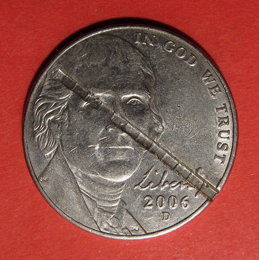 2006-D-Jefferson-Nickel---Struck-Through-Or-PMD---Cool-Either-Way