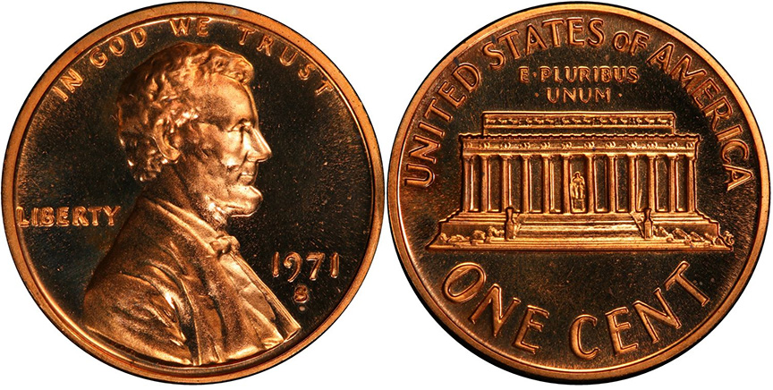 1971-S-Proof-Lincoln-Memorial-Cent-Doubled-Die---DDO-001,-FS-101