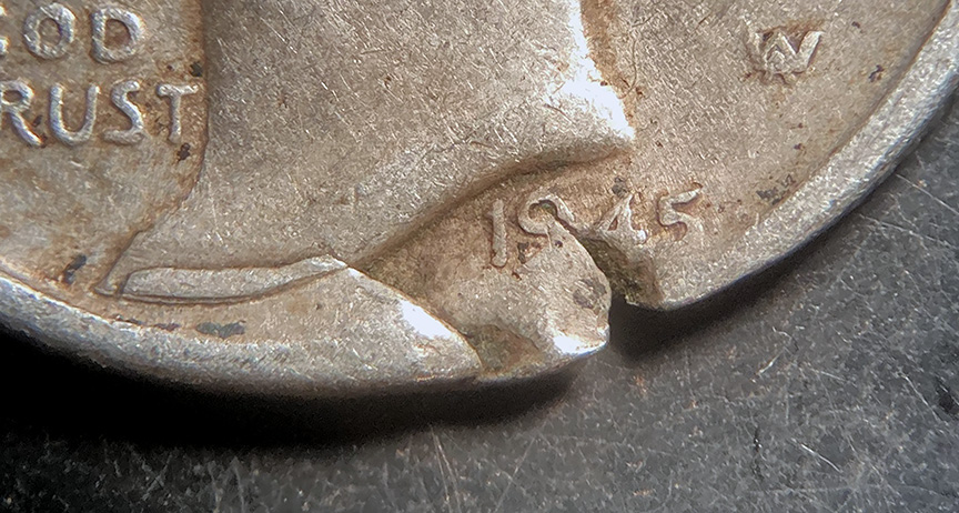 1945-D-Mercury-Dime-Mint-Error---Ragged-Fissure