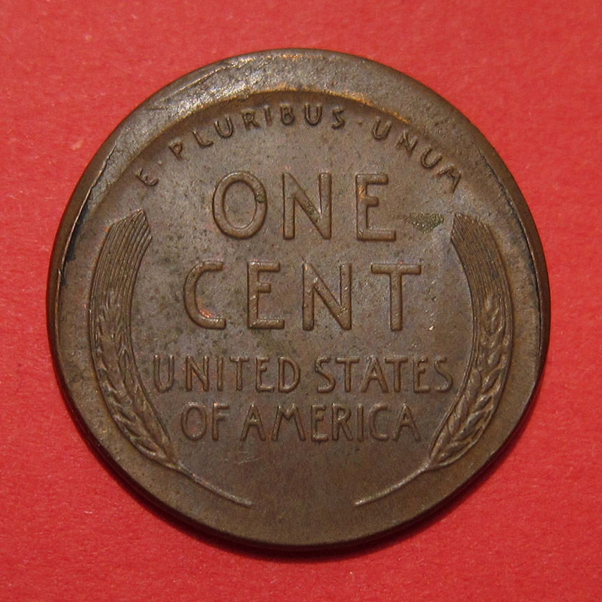 1941-Lincoln-Wheat-Cent-Mint-Error---Uncentered-Broadstrike