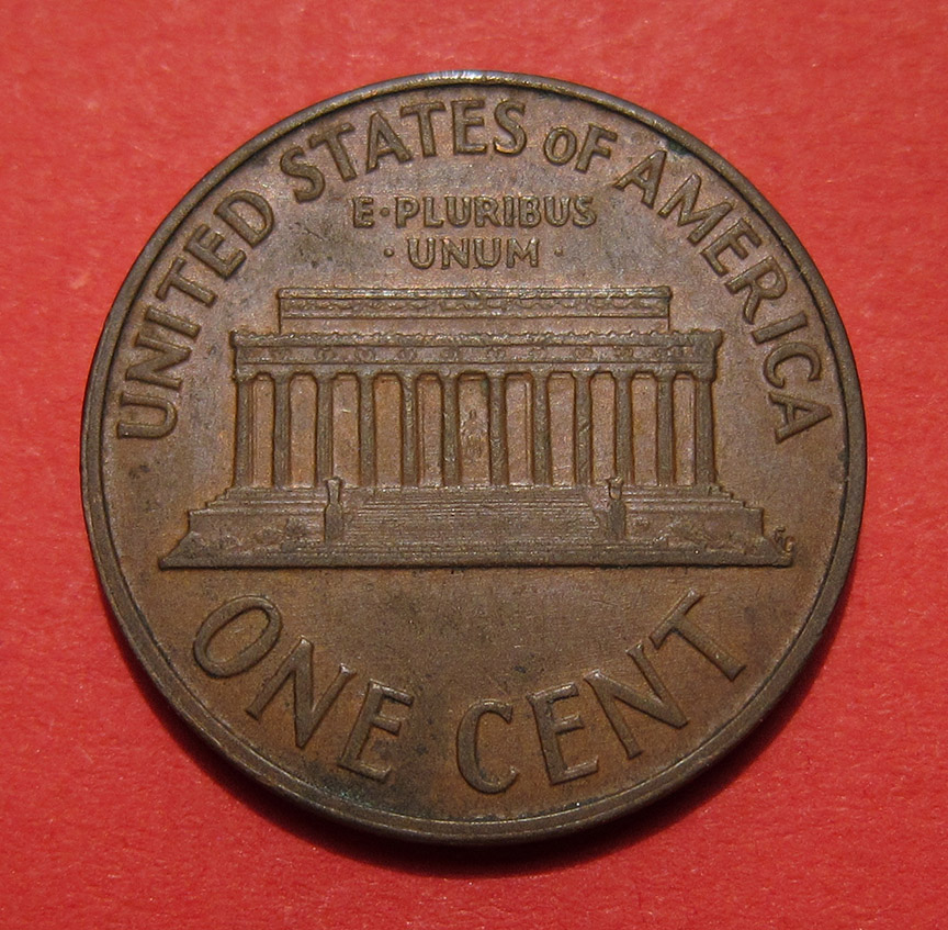 1959-D-Lincoln-Memorial-Cent-Mint-Error---Alloy-Issue