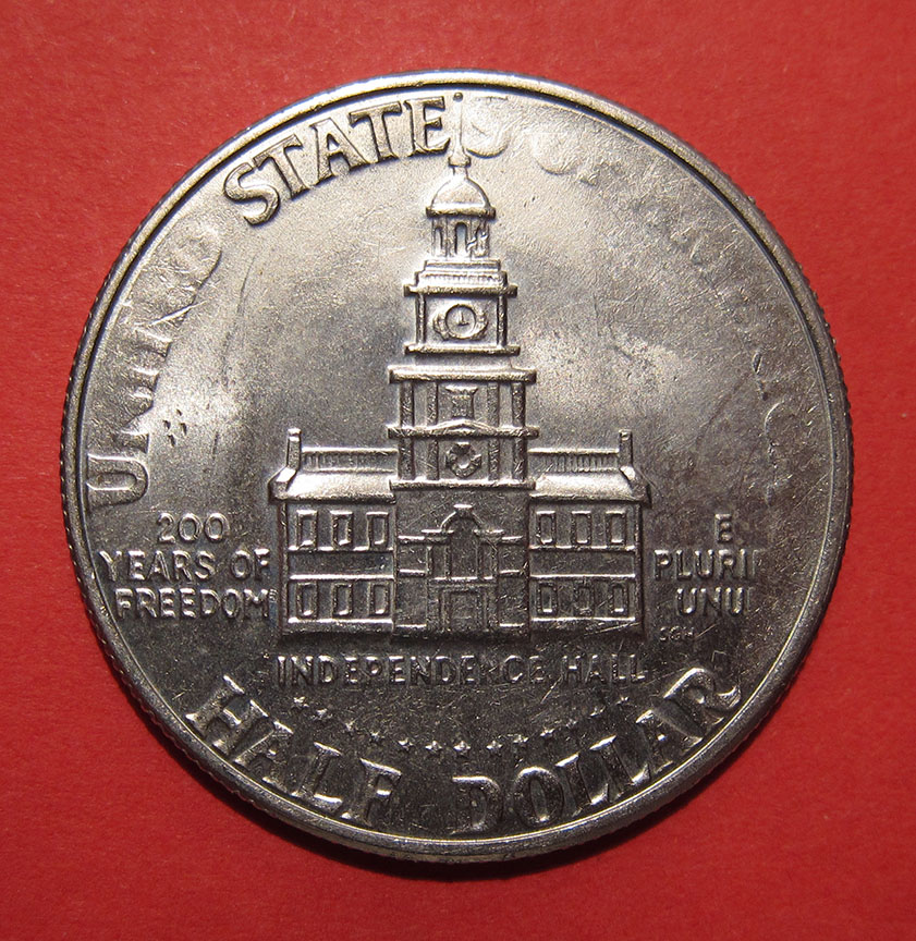 1976-D-Kennedy-Half-Dollar-Mint-Error---Grease-Strike