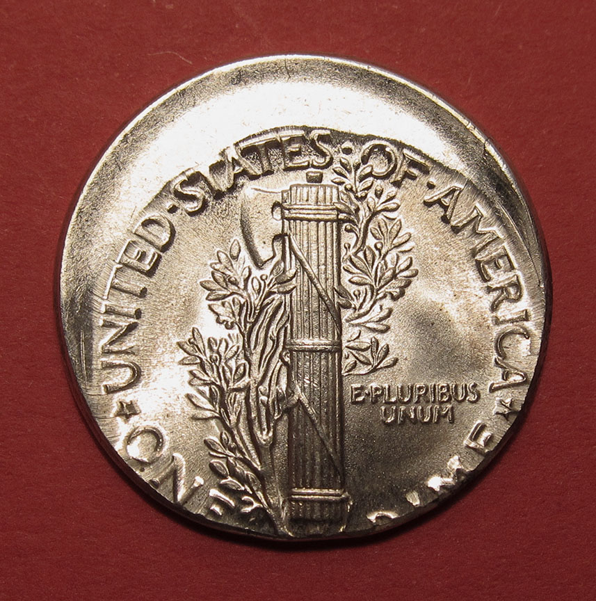 1944-Mercury-Dime-Mint-Error---Off-Center