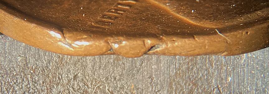 1929-Lincoln-Wheat-Cent-Mint-Error---Clipped-Planchet