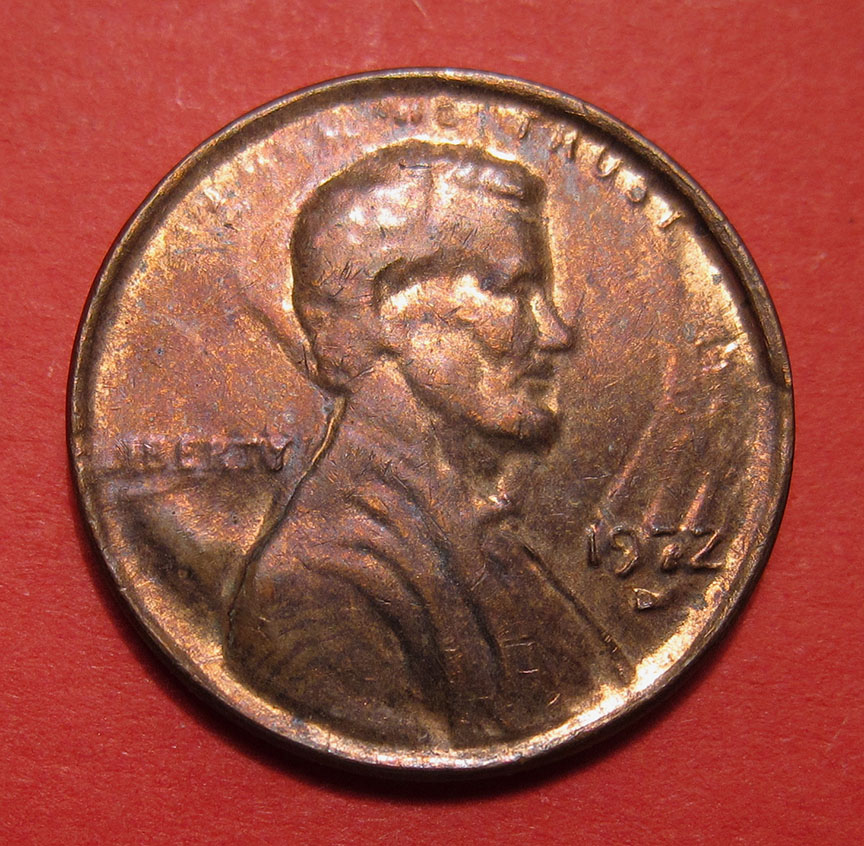 1972-D-Lincoln-Memorial-Cent-Mint-Error---Struck-Through-Late-Stage-Die-Cap-Rotated?